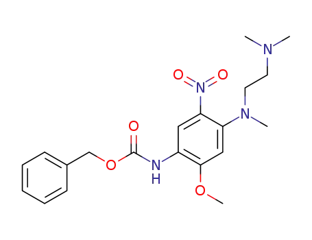 N-benzyloxycarbonyl-2-methoxy-4-[2-dimethylaminoethylmethylamino]-5-nitroaniline