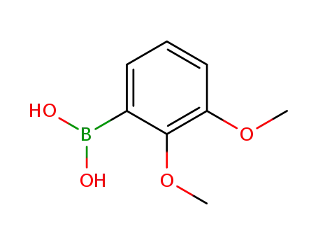 Molecular Structure of 40972-86-9 (2,3-Dimethoxyphenylboronic acid)