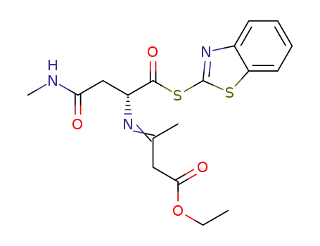 (R)-1-benzothiazol-2-(4-ethoxy-4-peroxybutanol-2-enyl-2-yl)amino-4-(methylamino)-4-oxothiobutyrate