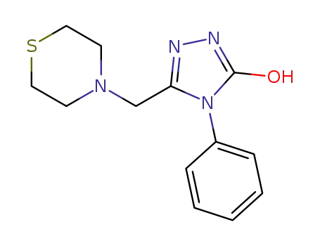 4-phenyl-5-(thiomorpholinomethyl)-4H-1,2,4-triazol-3-ol