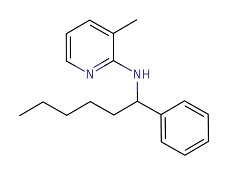 3-methyl-N-(1-phenylhexyl)pyridin-2-amine