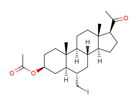 3β-acetoxy-6α-iodomethyl-5α-pregnan-20-one