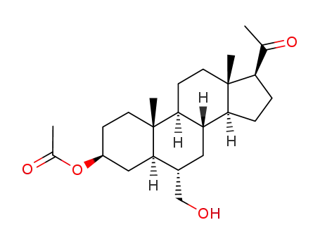 3β-acetoxy-6α-hydroxymethyl-5α-pregnan-20-one