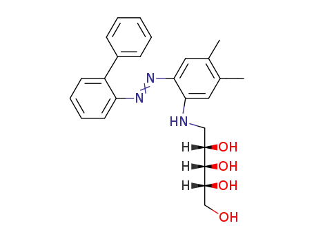 1-(2-biphenyl-2-ylazo-4,5-dimethyl-anilino)-D-1-deoxy-ribitol