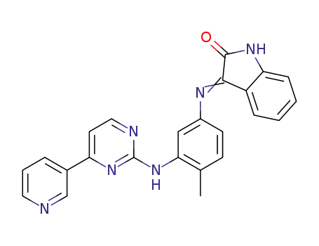 3-((4-methyl-3-((4-(pyridin-3-yl)pyrimidin-2-yl)amino)phenyl)imino)indolin-2-one