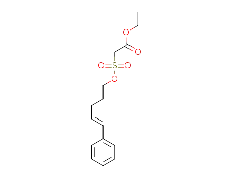ethyl (E)-2-(((5-phenylpent-4-en-1-yl)oxy)sulfonyl)acetate