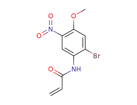 1-methoxy-2-nitro-4-acrylamido-5-bromobenzene