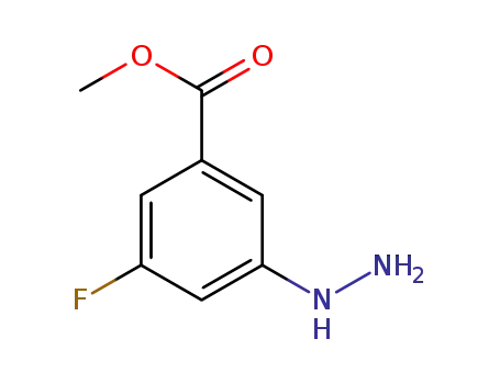 3-fluoro-5-hydrazinobenzoic acid methyl ester
