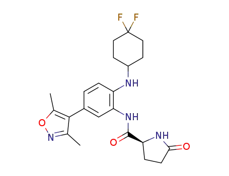(S)-N-(2-((4,4-difluorocyclohexyl)amino)-5-(3,5-dimethylisoxazol-4-yl)phenyl)-5-oxopyrrolidine-2-carboxamide