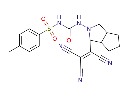 4-methyl-N-(1-(1,2,2-tricyanovinyl)hexahydropenta[c]pyrrol-2-(1H)-ylcarbamoyl)benzenesulfonamide