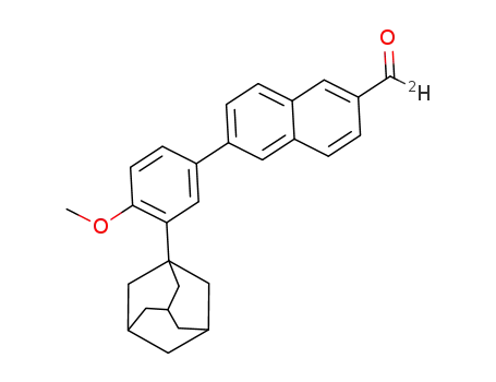 6-(3-((3R,5R,7R)-adamantan-1-yl)-4-methoxyphenyl)-2-naphthaldehyde-formyl-d1