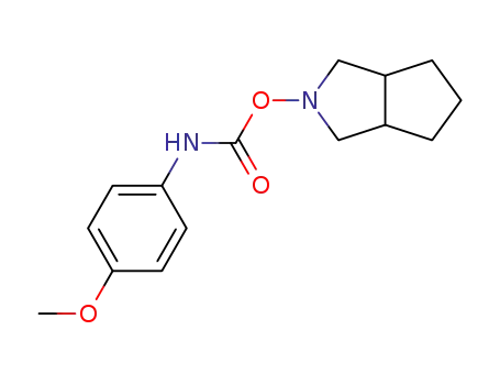p-methoxyphenyl hexahydrocyclopenta[c]pyrrol-2(1H)-yl carbamate