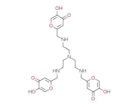 6,6',6"-(((nitrilotris(ethane-2,1-diyl))tris(azanediyl))tris(methylene))tris(3-hydroxy-4H-pyran-4-one)