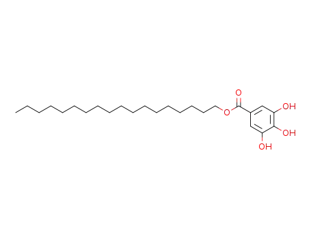 Molecular Structure of 10361-12-3 (Octadecyl gallate)