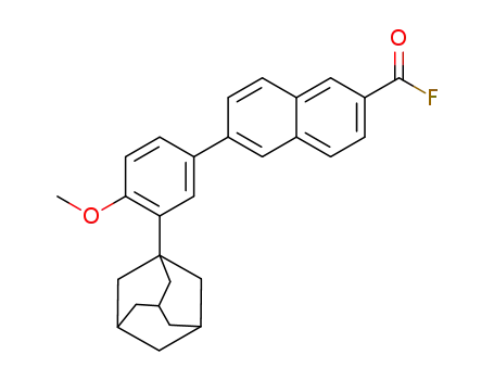 6-(3-((3r,5r,7r)-adamantan-1-yl)-4-methoxyphenyl)-2-naphthoyl fluoride