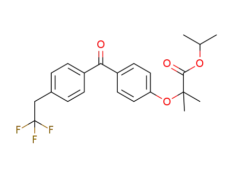 isopropyl 2-methyl-2-(4-(4-(2,2,2-trifluoroethyl)benzoyl)phenoxy)propanoate