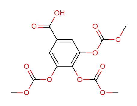 Benzoic acid, 3,4,5-tris[(methoxycarbonyl)oxy]-