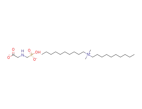 bis(N,N-dimethyl-N,N-didecylammonium) glyphosate