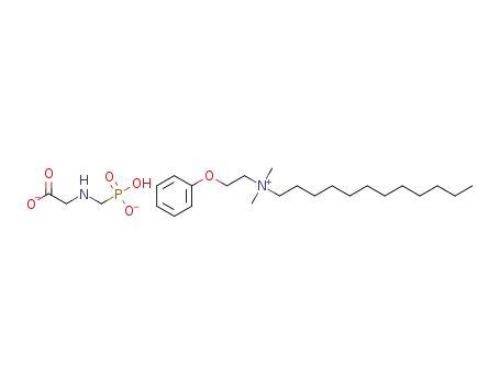 bis(N,N-dimethyl-N-dodecyl-N-phenoxyethylammonium) glyphosate