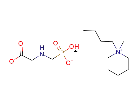 bis(N-methyl-N-butylpiperidinium) glyphosate