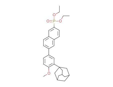 diethyl (6-(3-(adamantan-1-yl)-4-methoxyphenyl)naphthalen-2-yl)phosphonate