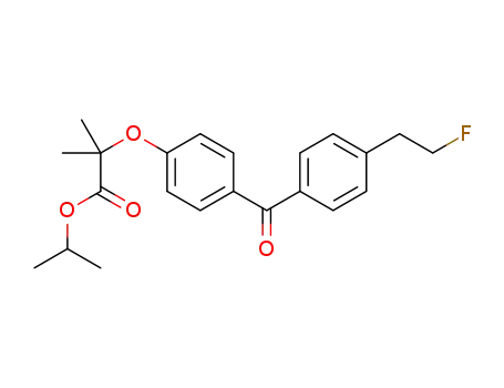 2-methyl-2-(4-(4-(2-fluoroethyl)benzoyl)phenoxy)propionate isopropyl