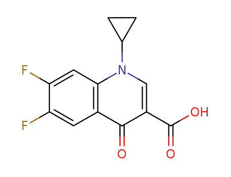 1-Cyclopropyl-1,4-dihydro-6,7-difluoro-4-oxoquinoline-3-carboxylic acid(93107-30-3)