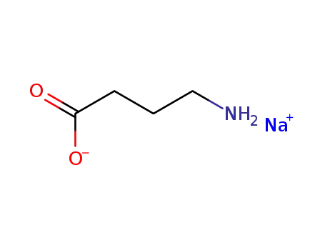Molecular Structure of 6610-05-5 (sodium 4-aminobutyrate)