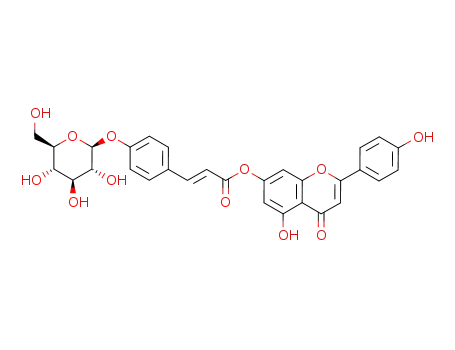 apigenin 7-(4-O-β-glucosyl-trans-p-coumarate)