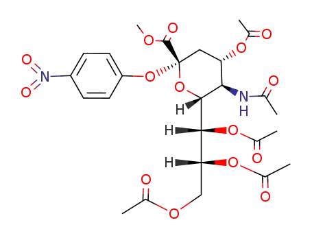 methyl (4-nitrophenyl 5-acetamido-4,7,8,9-tetra-O-acetyl-3,5-dideoxy-2-oxy-α-D-glycero-D-galacto-2-nonulopyranosid)onate