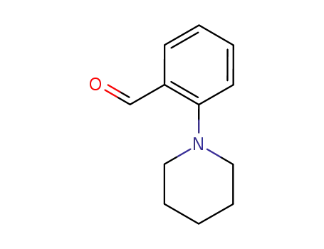 Molecular Structure of 34595-26-1 (2-PIPERIDIN-1-YL-BENZALDEHYDE)