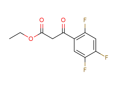 Molecular Structure of 98349-24-7 (Ethyl 2,4,5-trifluorobenzoylacetate)