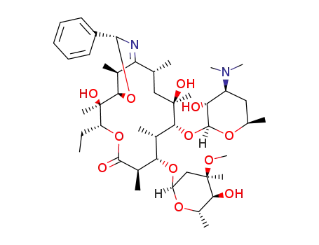 9-N,11-O-benzylidene-9-deoxo-9-iminoerythromycin A