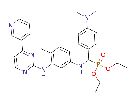 diethyl ((4-(dimethylamino)phenyl)((4-methyl-3-((4-(pyridin-3-yl)pyrimidin-2-yl)amino)phenyl)amino)methyl)phosphonate