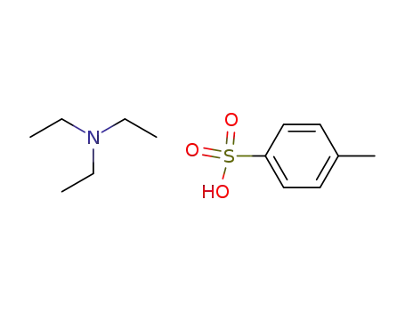 Molecular Structure of 15404-00-9 (triethylammonium p-toluenesulphonate)