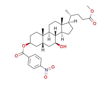 (3α,5β,7β)-7-hydroxy-3-[(4-nitrobenzoyl)oxy]-5-cholen-24-acid methyl ester