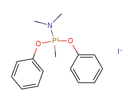 dimethylamino-methyl-diphenoxy-phosphonium; iodide