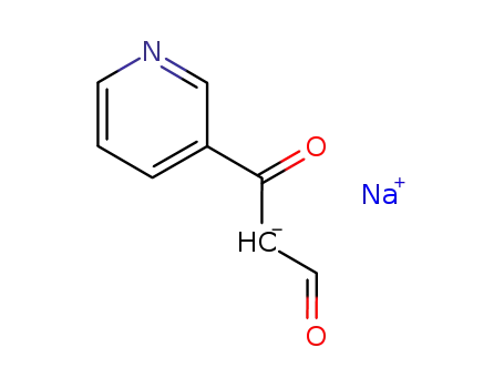 β-oxo-3-pyridinepropanal sodium salt
