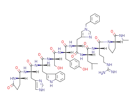 Molecular Structure of 76712-82-8 (Histrelin)