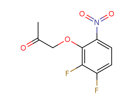 2-Acetonyloxy-3,4-difluoro nitrobenzene