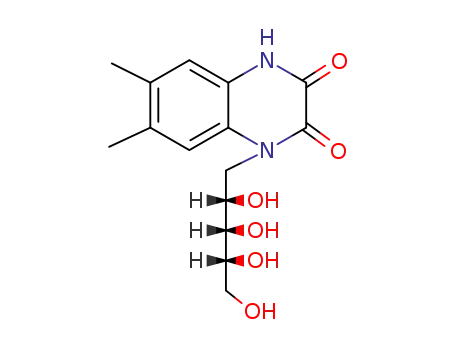 6,7-dimethyl-1-((2S,3S,4R)-2,3,4,5-tetrahydroxypentyl)-1,4-dihydroquinoxaline-2,3-dione