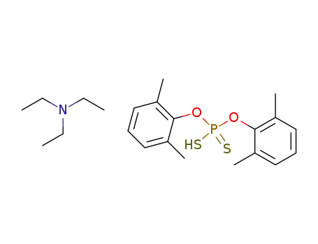Dithiophosphoric acid O,O'-bis-(2,6-dimethyl-phenyl) ester; compound with triethyl-amine
