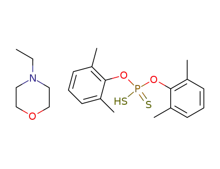 Dithiophosphoric acid O,O'-bis-(2,6-dimethyl-phenyl) ester; compound with 4-ethyl-morpholine