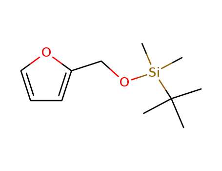Molecular Structure of 121389-55-7 (Silane, (1,1-dimethylethyl)(2-furanylmethoxy)dimethyl-)