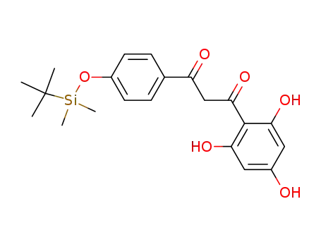 1-[4-(tert-Butyl-dimethyl-silanyloxy)-phenyl]-3-(2,4,6-trihydroxy-phenyl)-propane-1,3-dione