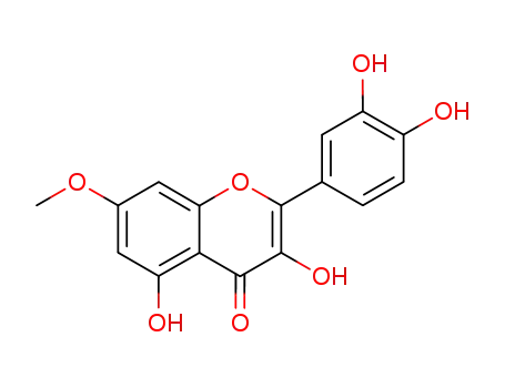 Molecular Structure of 90-19-7 (Rhamnetin)