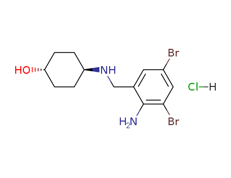 23828-92-4,Ambroxol hydrochloride,Hustless (TN);trans-4-((2-Amino-3,5-dibromobenzyl)amino)cyclohexanol hydrochloride;(2-amino-3,5-dibromo-phenyl)methyl-(4-hydroxycyclohexyl)azanium;18683-91-5;Ambroxol lozenge;Ambroxol Hcl;Altretamine;Mucoangin;Hustless;Mucolear;