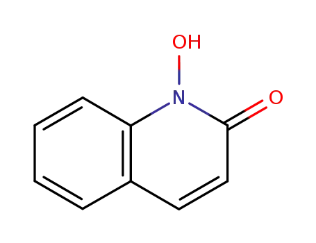 Molecular Structure of 58-57-1 (1-Hydroxyquinoline-2(1H)-one)