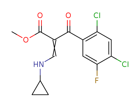 METHYL 3-(CYCLOPROPYLAMINO)-2-(2,4-DICHLORO-5-FLUOROBENZOYL)ACRYLATE