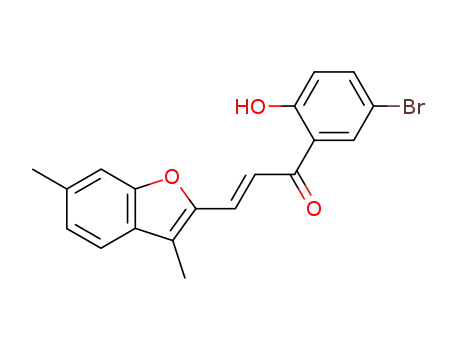 (E)-1-(5-Bromo-2-hydroxy-phenyl)-3-(3,6-dimethyl-benzofuran-2-yl)-propenone